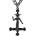 FALON чокър Baphomet Cross - PSY1105