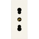 Vimar 30203. B Контакт SICURY Linea, 2P+E 16A P17/11 250 V~, ит. стандарт, детска защита, 1М, White, (VM30203.B)