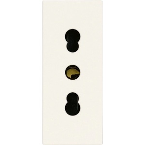 Vimar 30203. B Контакт SICURY Linea, 2P+E 16A P17/11 250 V~, ит. стандарт, детска защита, 1М, White, (VM30203.B)