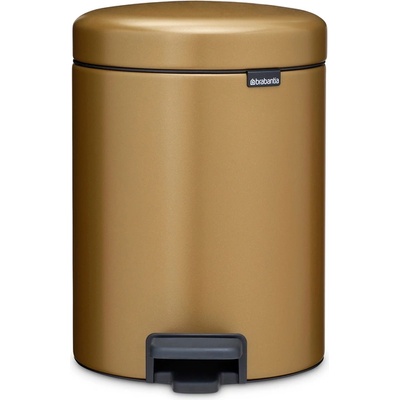 Brabantia Кош за смет с педал Brabantia NewIcon 5L, Warm Brass
