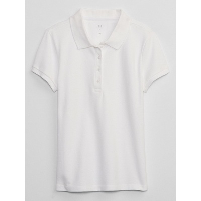 GAP 484049-01 dětské polo tričko pique bílá