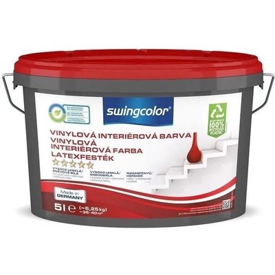 swingcolor Latexová barva, sněhobílá, lesklá, 5 l 6212 T0005 0