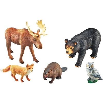 Learning Resources Игрален комплект Learning Resources - Горски животни, 5 броя (LER0787)