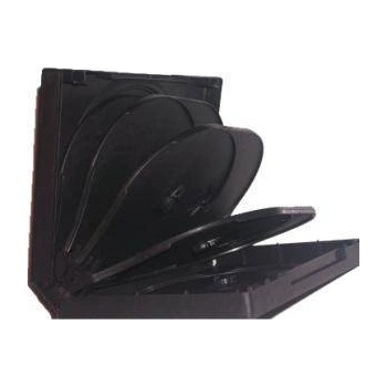 DVD-BOX 22 mm Шесторна черна за DVD