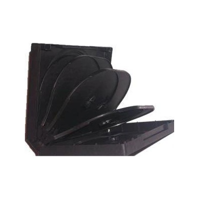 DVD-BOX 22 mm Шесторна черна за DVD