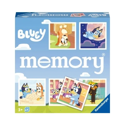 Ravensburger 22646 memory® Bluey - Der Spieleklassiker für alle Fans der Vorschulserie Bluey, Merkspiel für 2-8 Spieler ab 3 Jahren