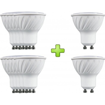 Lumenix LED žárovka GU10 8W 750lm teplá bílá stmívatelná 10+2