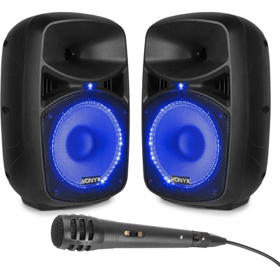 Vonyx VPS082A Karaoke set pre dospelých s kompletnou zvukovou inštaláciou Bluetooth 400W