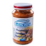 Ганчев пюре Пиле с макарони и доматен сос 12м+