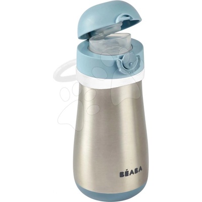 Beaba fľaša Bidon s dvojitými stenami Stainless Steel Windy Blue 350ml modrá