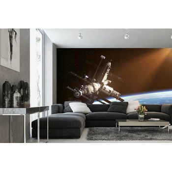 DIMEX ART s. r. o Самозалепваща се флизелинова фототапета космичка станция ii. 375 x 250 см