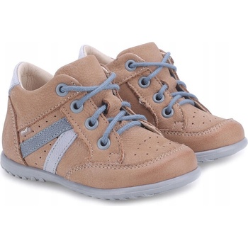 Emel kožené šněrovací dětské boty