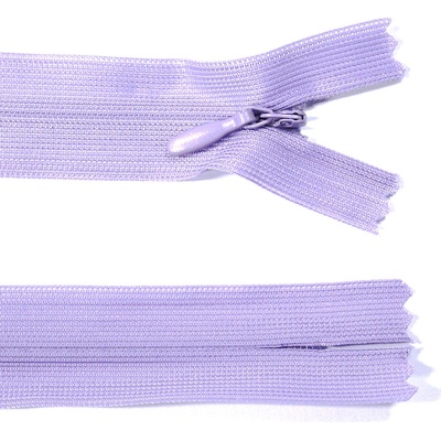 Spirálový zip no.3 skrytý nerozepínací 50cm - více barev color: 566 lila fialová