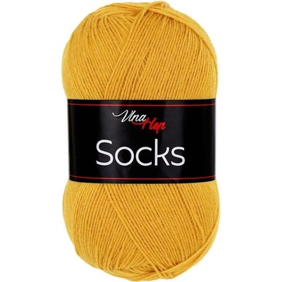 Vlna-hep Socks 61179 hořčicová