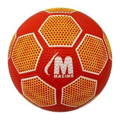 Maxima Футболна топка maxima, Размер 5, Гумена, Червено с оранжево