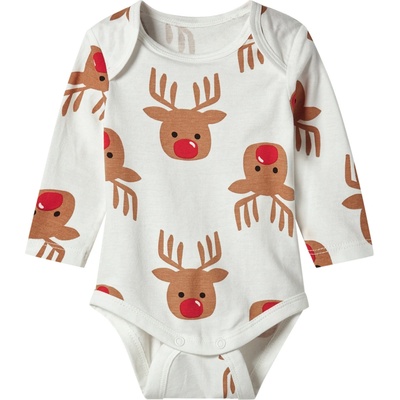 Lupilu Dětské vánoční body bílá – Zboží Dáma