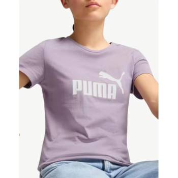 PUMA Essentials Logo Tee Purple