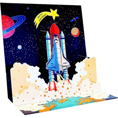 3D Blahoželanie - Raketa