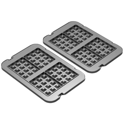 AENO Плочи за грил AENO AEGWP1, AEG0001/AEG0005 Waffle plate, Non-stick coating, size: 290x234mm, 2 pcs in set (AEGWP1)
