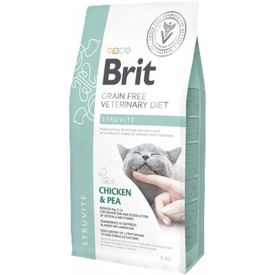 Brit veterinary Brit GF Ветеринарни диети за котки Struvite 5кг