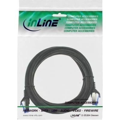 InLine 75502S мрежов кабел Черен 2 м Cat6a U/FTP (STP) (75502S)