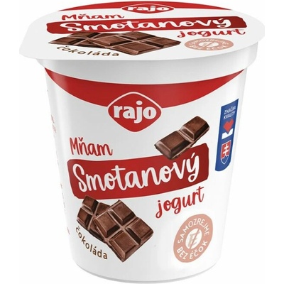 Rajo Mňam Duo Smotanový jogurt čokoládový s kúskami čokolády 145 g