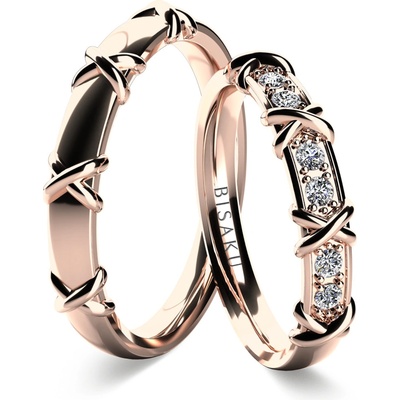 Bisaku Snubní Sonora BIS B32739175RG Růžové zlato