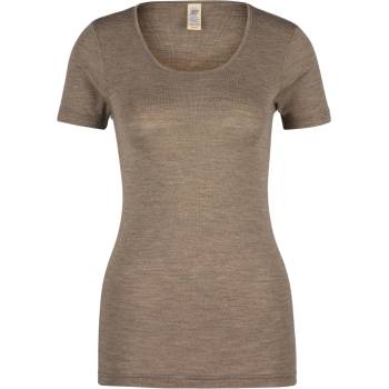 Engel Дамско копринено термобельо Engel Women's Undershirt S/S Merino base layer - Walnut - размер 46/48 (EU) (114-0819-0414)