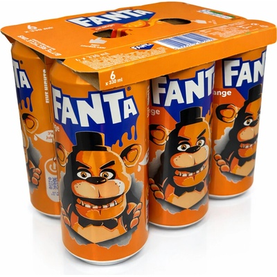 Fanta Orange Freddy 6 x 330 ml