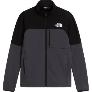 The North Face Детско поларено яке The North Face Kid's Teen Hike Midlayer Full Zip Fleece jacket - Anthracite Grey / TNF Black - размер XL (703-7940-0115)