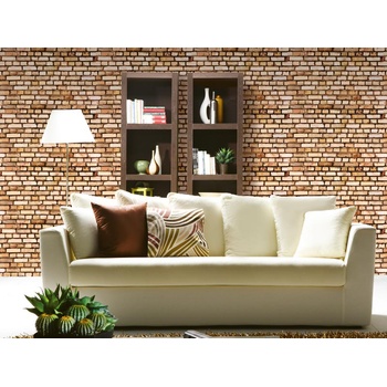 DIMEX ART s. r. o Луксозна флизелинова тапета бежови тухли