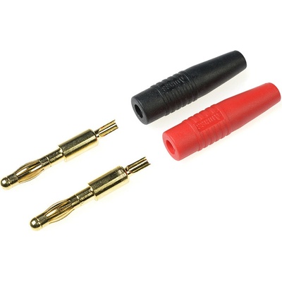 GForce Zlacené banánky 4.0mm červená + černá 1 sada – Sleviste.cz