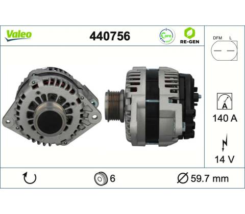 Alternátor VALEO 440756