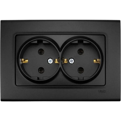 Viko by panasonic КОНТАКТ ДВОЕН ЧЕРЕН VIKO BY PANASONIC Linnera Life (8681224869400)