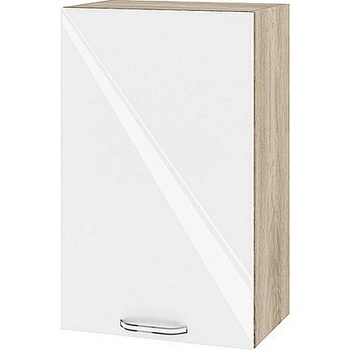 ИРИМ Горен кухненски шкаф Сити АРФ-Бяло гланц-05-6 45 см