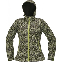 Červa softshellová Yowie Printed zeleno hnedá