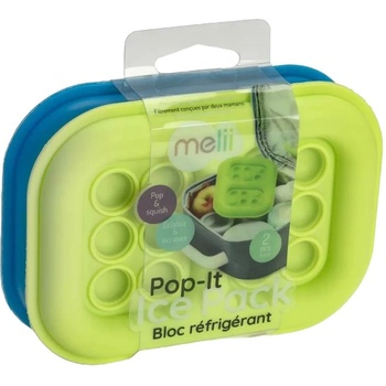Melii Силиконова форма за замразяване Melii - 2 броя, Blue/Lime (ML15710)
