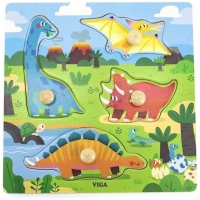 Viga skladačka dinosaury