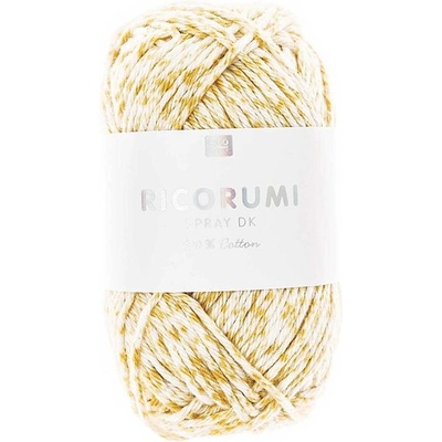 Rico Design Háčkovací příze Ricorumi Spray odstín 001 žlutá - 1 ks