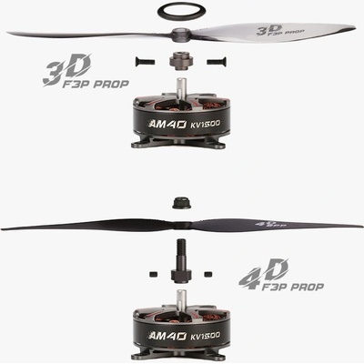 T-Motor Elektromotor Combo BPP 4D 1850kv+16A ESC + 2x4D vrtule 8.5x4.2