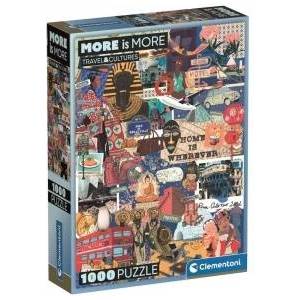 Clementoni Puzzle Compact Travel Cultures 1000 pieces (37072)