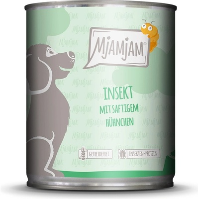 MjAMjAM Adult hmyz se šťavnatým kuřetem 6 x 800 g