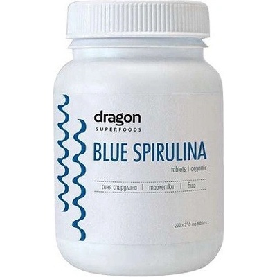 Dragon Superfoods Modrá spirulina BIO 200 kapsúl