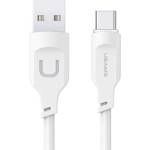 USAMS Кабел от USB-A към USB-C 1, 2 м, бял SJ568USB02 (SJ568USB02)