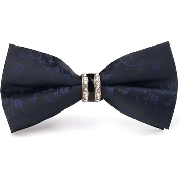 HARAHU Папийонка ex-30385 - Черен / Син / Шаблон kp30385 (ex-30385)