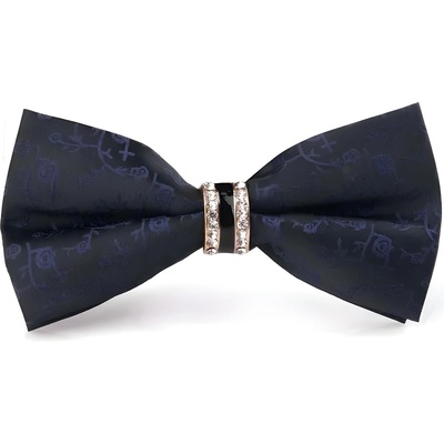 HARAHU Папийонка ex-30385 - Черен / Син / Шаблон kp30385 (ex-30385)