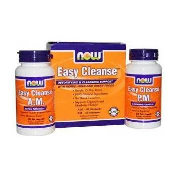 NOW Комплект за пречистване на организма - Easy Cleanse Kit - AM 60 капсули, PM 60 капсули - NOW FOODS, NF2454