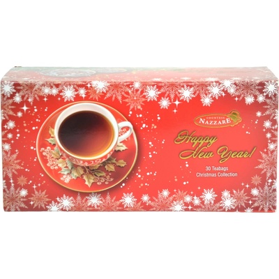 NAZZARE čierny čaj Happy new year 30 x 2 g