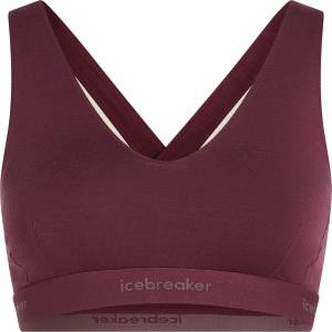 Icebreaker Дамски спортен сутиен Icebreaker Women's 125 Cool-Lite Sprite Racerback Bra Sports bra - Dark Berry - размер XL (114-3264-1115)