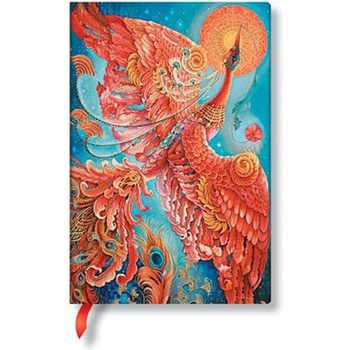 Paperblanks Тефтер Firebird, Mini, широки редове, мека кориц (1570180386)